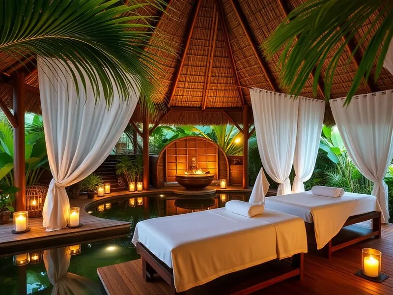Dreams Onyx Resort & Spa — tropical massage cabanas